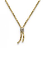 Lendinara - Via Santa Maria Nuova, 30 - Collana Fope Donna in Oro giallo Diamante 0.09 Ct 809BBR - 809BBR